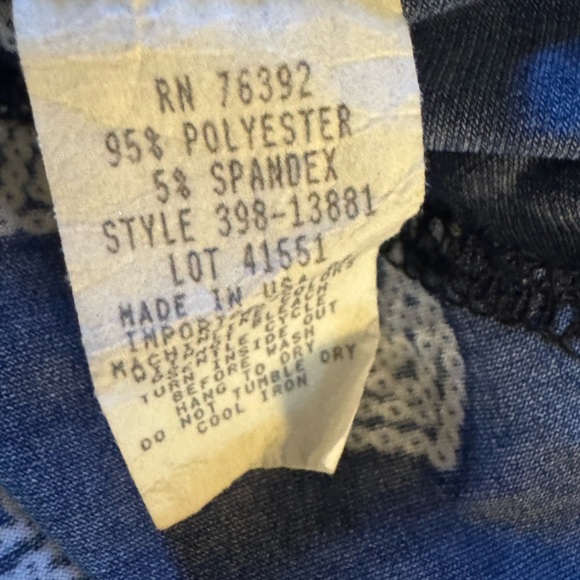 Snap Navy & White Floral Fit & Flare Skater Dress - Size Medium - Picture 6 of 8